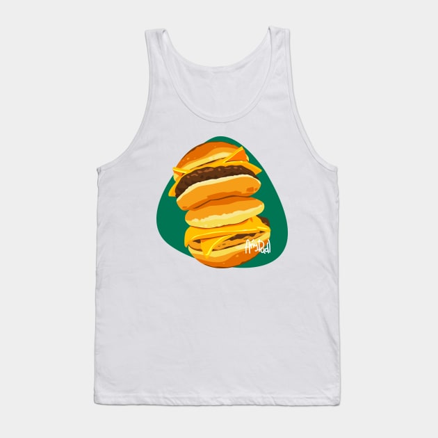 Cheeseburger Tank Top by Anydudl